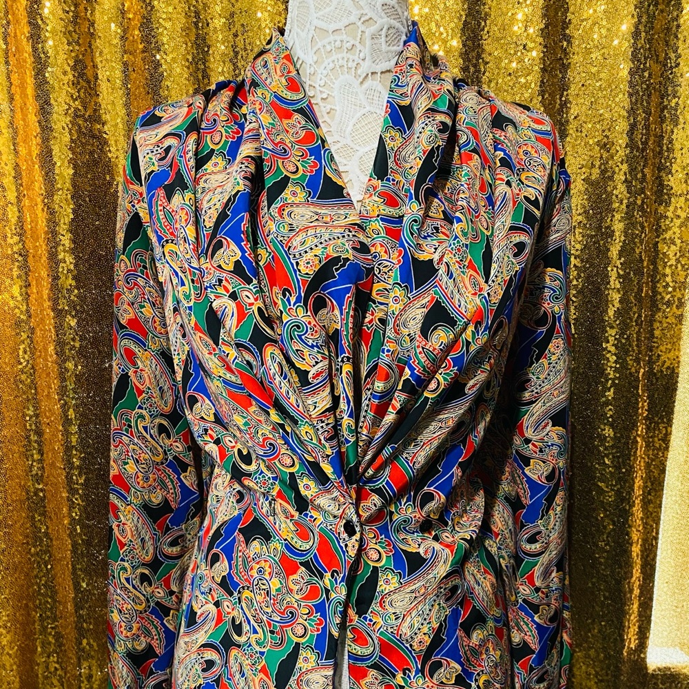 Vintage Paisley Blouse
